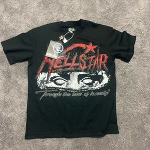 Hellstar Black Graphic T-Shirt